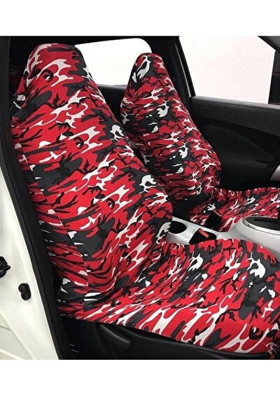 Autofresh Tofas Dogan Uyumlu Kamuflaj Koltuk Kilifi Koruyucu Spor Model Kirmizi Desenli On Arka Set Fiyati Yorumlari Trendyol