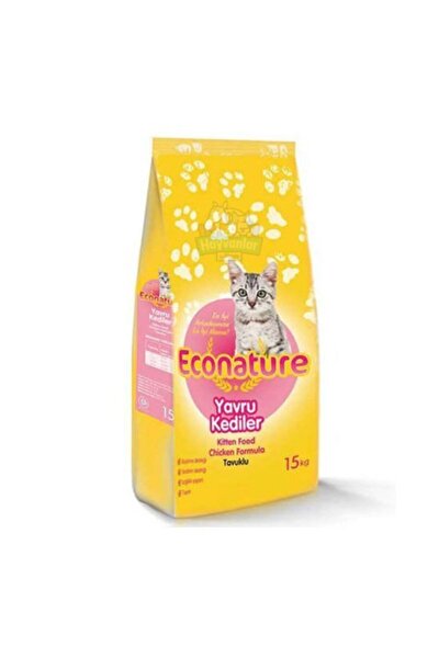 Econature Tavuklu Yavru Kedi Mamasi 15 Kg Trendyol