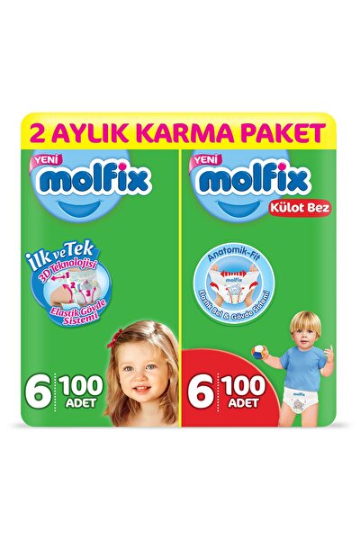 molfix kulot bebek bezi beden 6 15 kg extra large 120 adet jumbo avantaj pk fiyati yorumlari trendyol