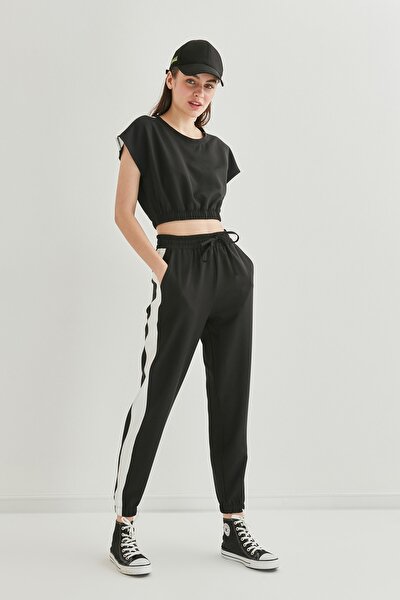 Sweatsuit - Black - Fitted