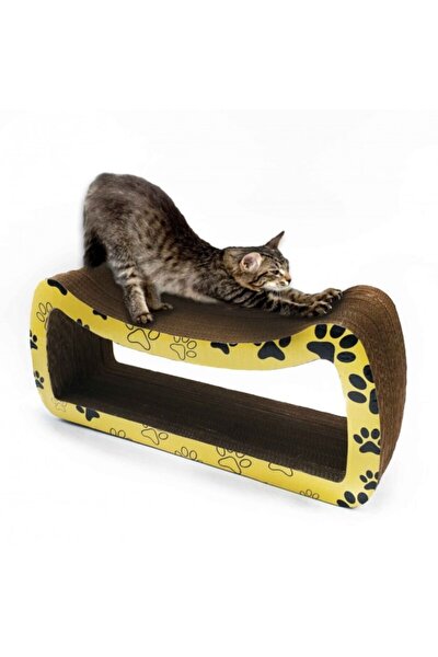artikel ondule karton kedi tirmalama tahtasi 44x7 5x20cm kedi tirmalama rampasi fiyati yorumlari trendyol