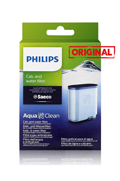 Philips Original Kalk- och vattenfilter AquaClean - Lämplig för Philips  Espressomaskiner med Aquaclean-funktion - Förlänger livslängden för din  espressomaskin - 2 st. - (CA6903/22) : UNI_: : Hem & kök