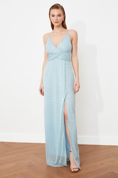 Evening & Prom Dress - Blue - A-line