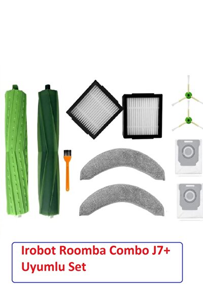 iRobot Roomba I7 I7+ I3 I3+ E5 Modelleri Ile Tam Uyumlu Ana Fırça Hepa  Filtre Toz Torbası Fiyatı, Yorumları - Trendyol