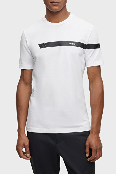 Emporio Armani Pamuklu Regular Fit Bisiklet Yaka T Shirt Erkek T