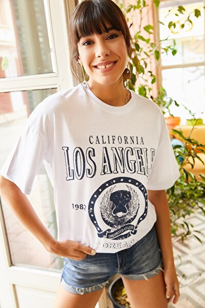 T-Shirt - White - Regular fit