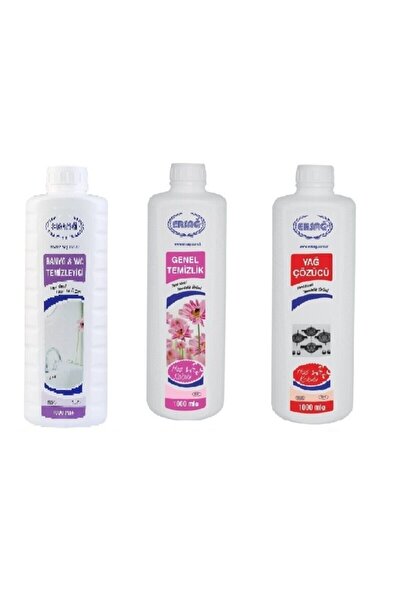 ersag genel temizlik antibakteriyel banyo wc yag coz 3 lu set x 1000 ml fiyati yorumlari trendyol