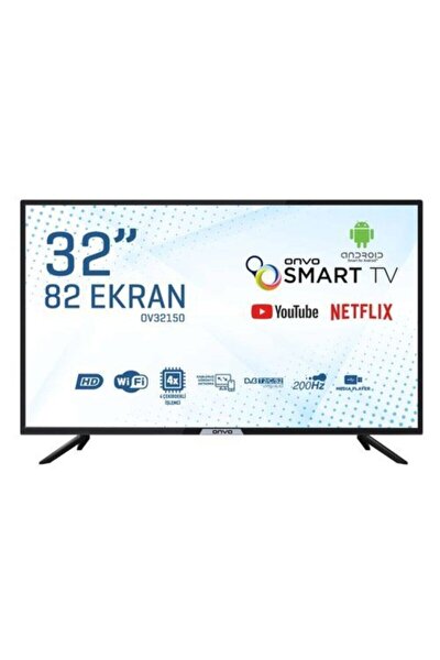 onvo ov32150 32 81 ekran uydu alicili hd ready smart led tv fiyati yorumlari trendyol