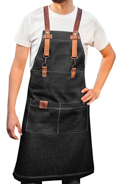 medusaforma deri askili mutfak onlugu master chef cafe sef garson asci kuafor sanat barista onluk siyah fiyati yorumlari trendyol