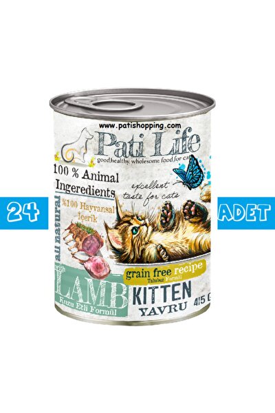 Pati Life Yavru Kuzu Etli Kedi Konservesi 415 Gr X 24 Adet Fiyati Yorumlari Trendyol