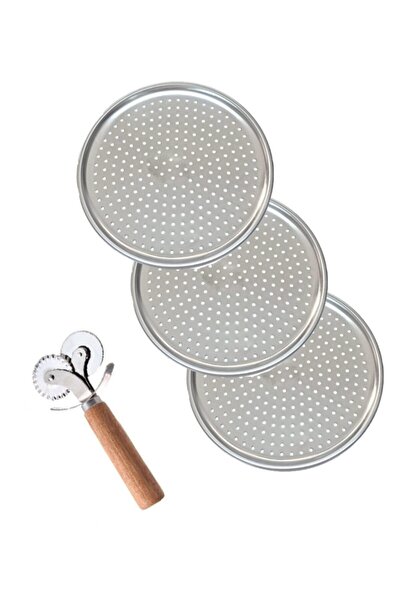 vipkitchen 2 li celik lux delikli pizza tavasi 24 cm fiyati yorumlari trendyol