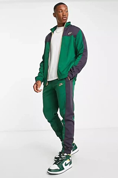 Nike air tracksuit grey and hot sale green