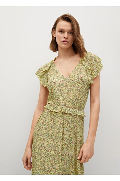 Mango Woman Bebe Yakali Desenli Gomlek Fiyati Yorumlari Trendyol