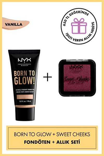 Radiant Makeup Vanilla 800897190347 Yorumları 6 Foundation To Born NYX Glow! Trendyol - Fiyatı, Fondöten Professional Naturally -