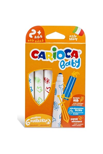 Crayons 3 en 1 + Tallie-crayon BABY - 6 Pcs Crayons de couleur CARIOCA