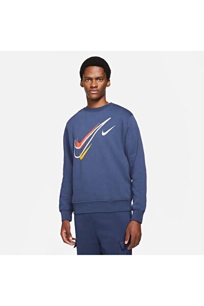 Nike swoosh shop blue tracksuit