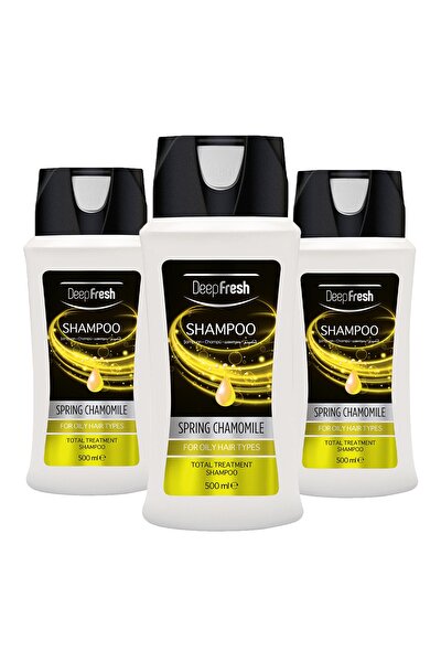 Şampuan Papatya Yağlı Saçlar 3 X 500 ml