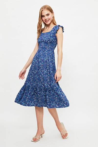 Kleid - Dunkelblau - A-Linie