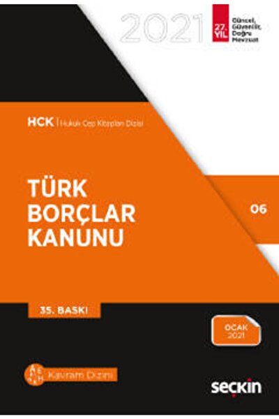 Türk Borçlar Kanunu 2021