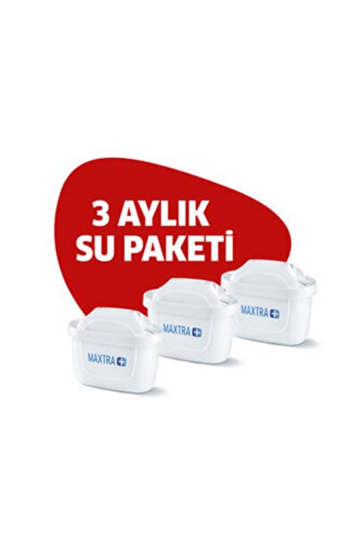 Maxtra + Plus Üçlü Su Arıtma Sürahi Filtresi-brita Türkiye Garantili