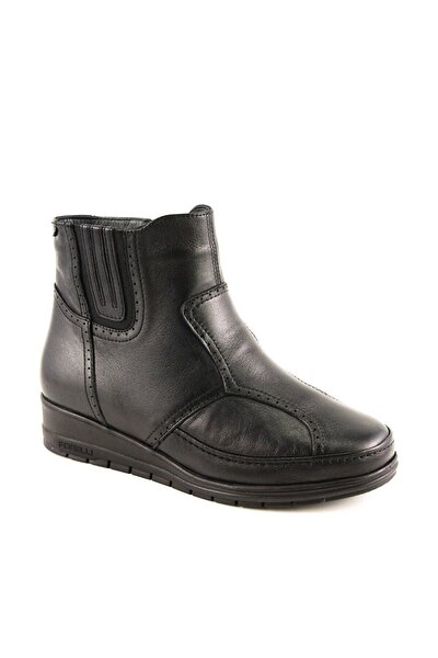 Ankle Boots - Black - Flat