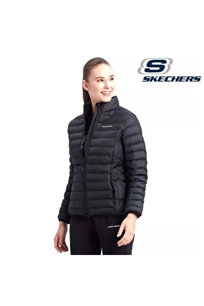 Skechers W Puffer Flexi Hooded Jacket Women's Beige Coat S212007-211