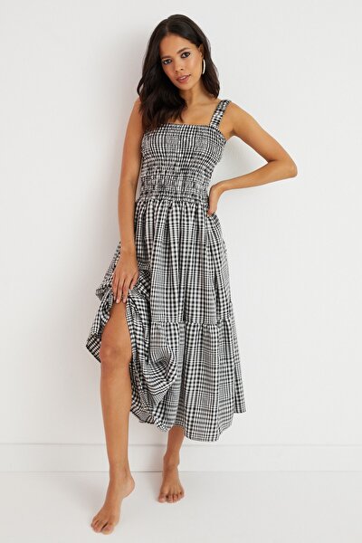 Kleid - Schwarz - A-Linie