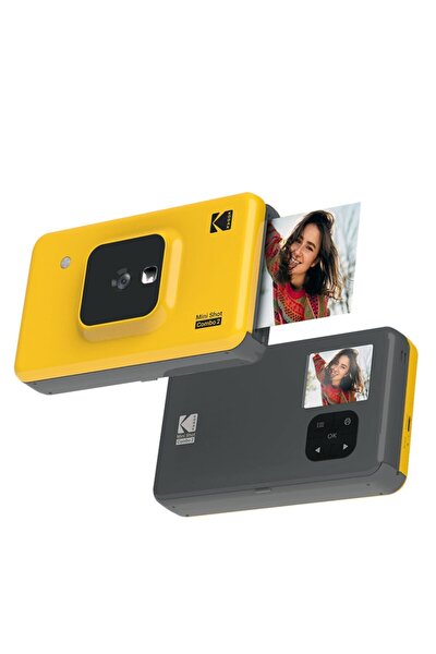 Mini Shot Combo 2 - Anında Baskı Dijital Fotoğraf Makinesi - Sarı