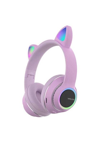 pp teknoloji toz pembe led isikli kedi kulak bluetooth 5 0 wireless kulaklik fiyati yorumlari trendyol
