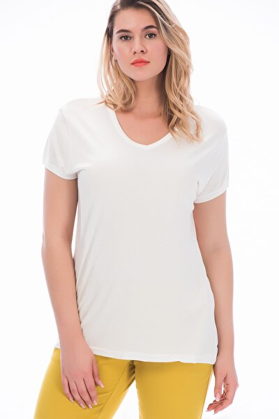 Plus Size T-Shirt - White - Regular fit