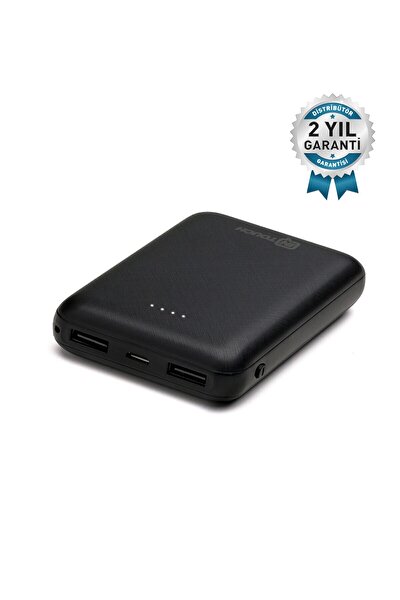 Basic 10.000 Mah. 2 Çıkışlı Taşınabilir Sarj Cihazı Powerbank Siyah