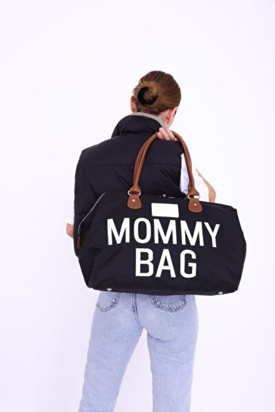 Mommy Bag Siyah Anne Bebek Bakım Çantası