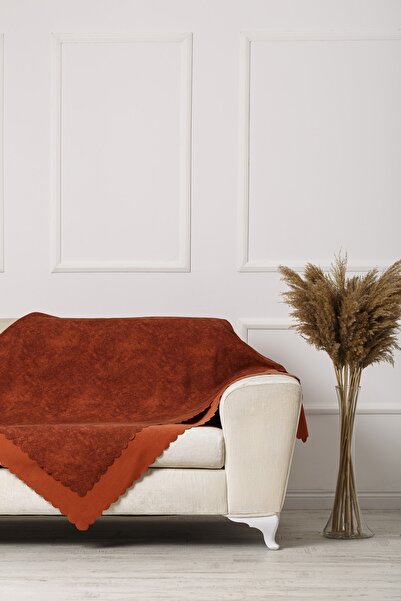 Kochan Manifatura Kiremit Renk Kaymaz Koltuk Ortusu Cekyat Ortusu Koltuk Sali Fiyati Yorumlari Trendyol