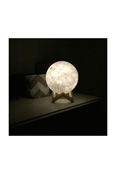 rewel 3d standli buyuk boy ay gece lambasi hediyelik kure led basucu lambasi 48cm cevre fiyati yorumlari trendyol
