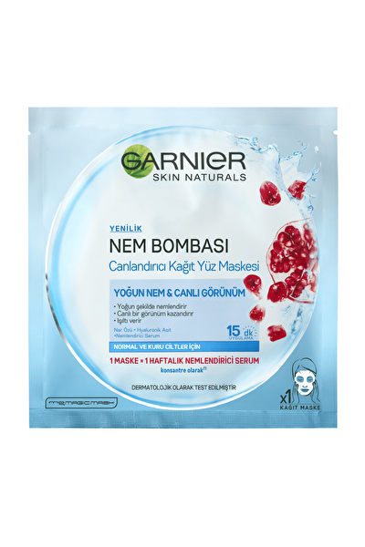 garnier nem bombasi nar canlandirici kagit maske fiyati yorumlari trendyol
