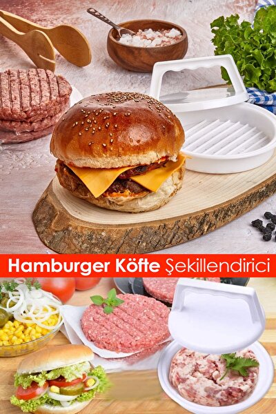 Pratik Hamburger Press Ve Köfte Kalıbı Hamburger Köfte Şekillendirici Hamburger Yapma Aparatı