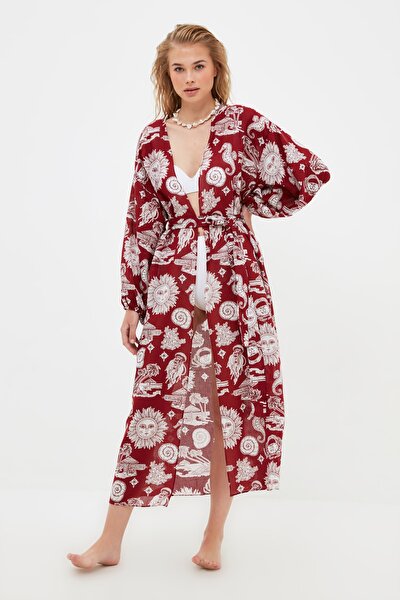Kimono & Kaftan - Rot - Regular Fit