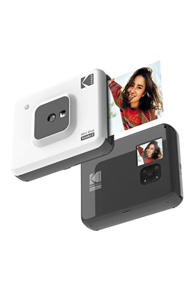Mini Shot Combo 3 - Anında Baskı Dijital Fotoğraf Makinesi - Beyaz