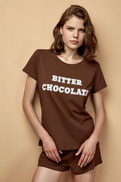 Base Bitter Choco Şort Takım