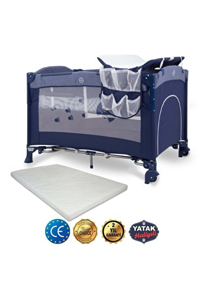 elele madre anne yani park yatak oyun parki 70x110 cm gri siyah fiyati yorumlari trendyol