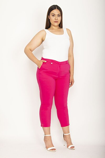 Plus Size Pants - Pink - Skinny