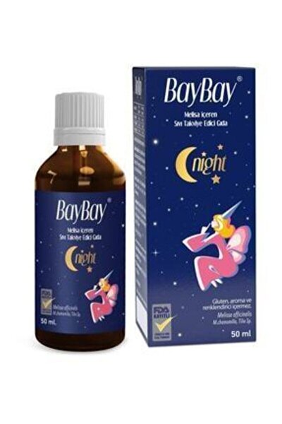 baybay night damla 50 ml melisa ekstresi iceren damla fiyati yorumlari trendyol