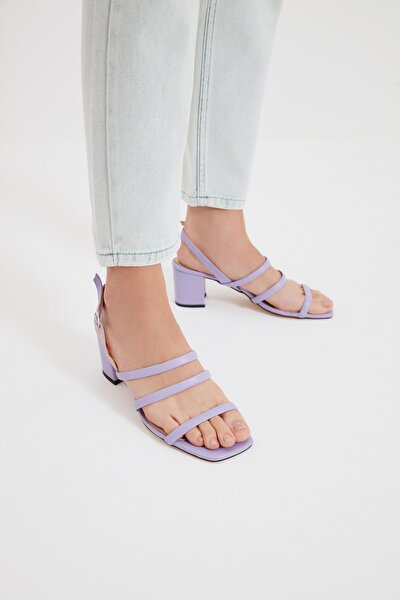 High Heels - Lila - Blockabsatz