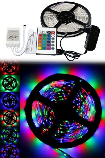 mobee led animasyonlu tak calistir kumandali trafolu rgb serit isik aydinlatma 5 metre fiyati yorumlari trendyol