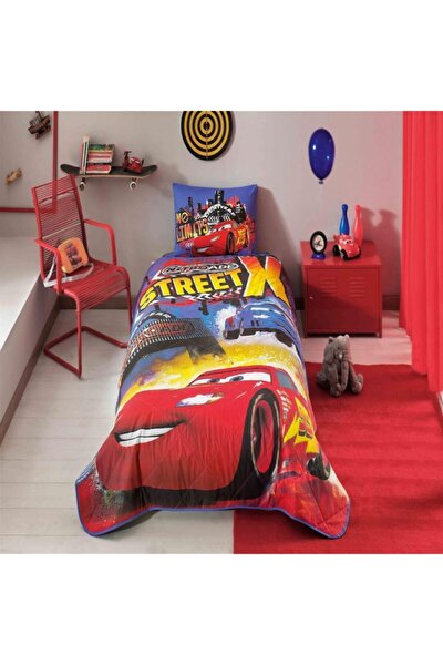 Ozdilek Cars Racing Hero Simsek Mcqueen Tek Kisilik Disney Lisansli Yatak Ortusu Kirmizi 160x230 Fiyati Yorumlari Trendyol