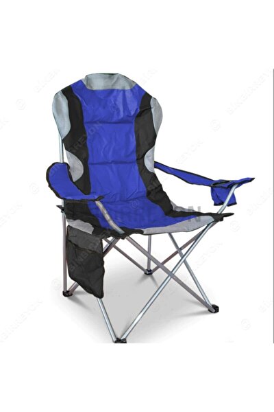 Kamp Sandalyesi Kamp Koltuğu Xxl Kalın Profil - Mavi