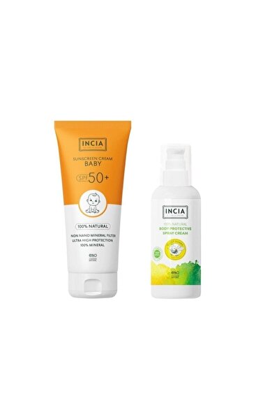 incia bebek icin dogal gunes kremi spf 50 100 ml dogal koruyucu vucut losyonu 100 ml fiyati yorumlari trendyol