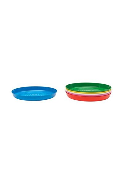 barbun kalas plastik bebek ve cocuk tabak seti renkli 6 li fiyati yorumlari trendyol