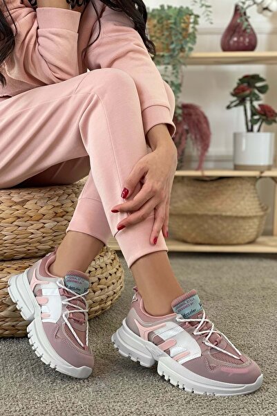 Sneakers - Pink - Flat