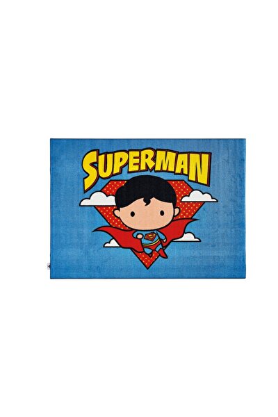 Bambino 122 Superman Antialerjik Kaymaz Taban Çocuk Halısı